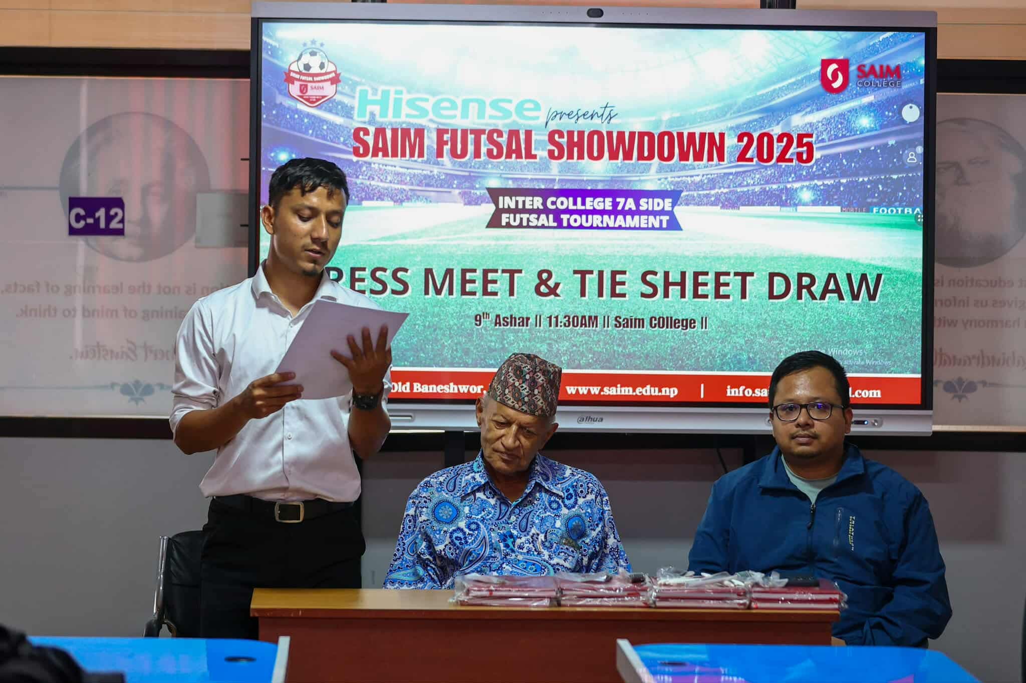 हाइसेन्स नेपाल सायम अन्तरकलेज फुटसलमा २८ टिम