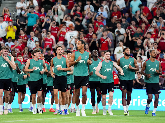 HONG KONG FOOTBALL FESTIVAL KICKS OFF AT KAI TAK STADIUM AS: LIVERPOOL FC TAKE TO THE PITCH